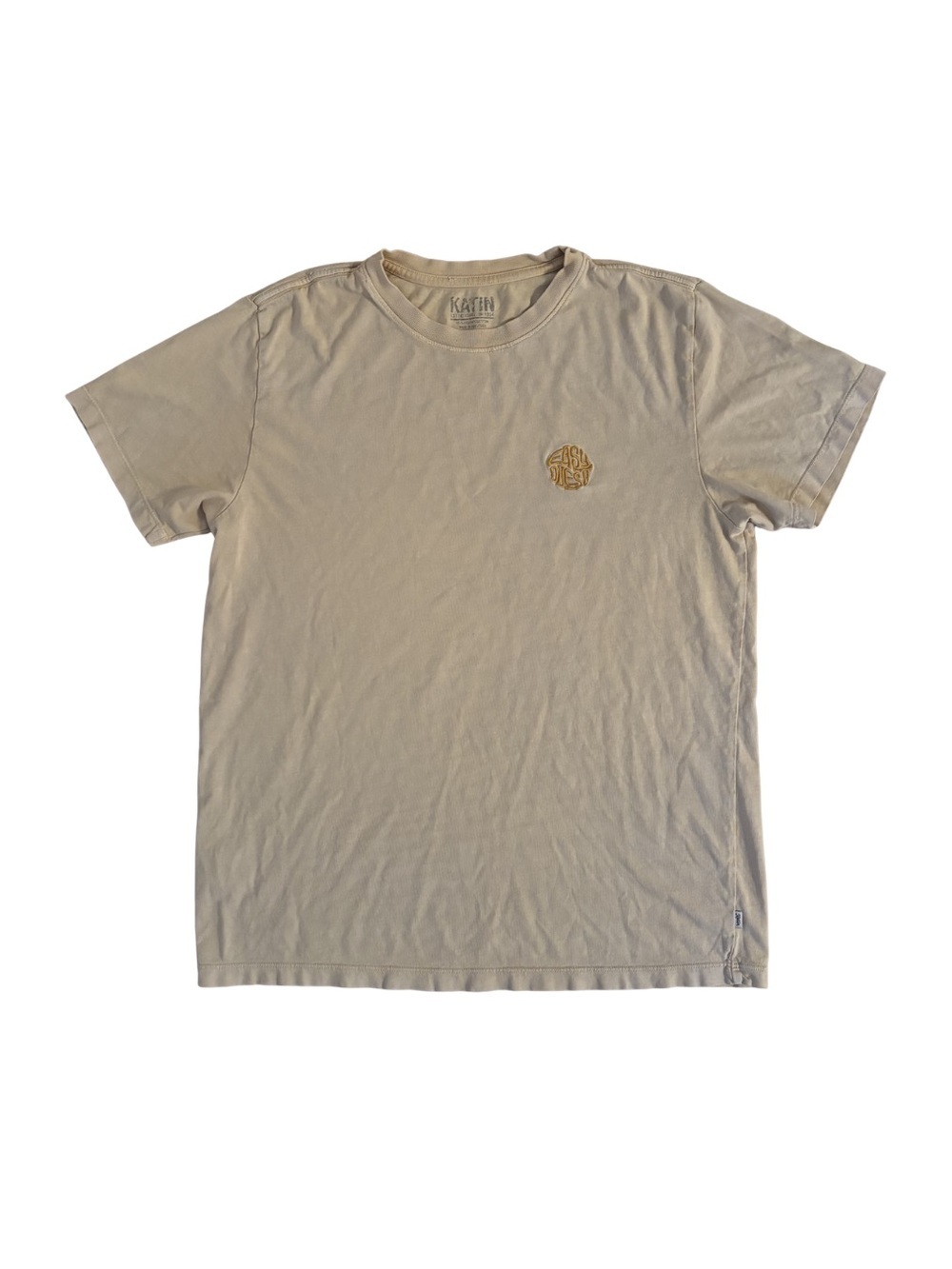 Katin Men’s Beige Sunbleached Short-Sleeve Logo T-Shirt